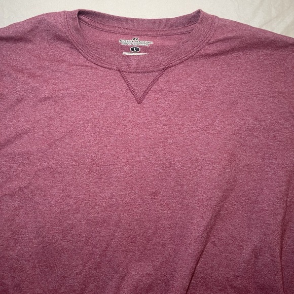 Russell Athletic Mens Sweater  L Red Crew Neck Pullover Fleece Loose Fit VTG - Picture 1 of 9